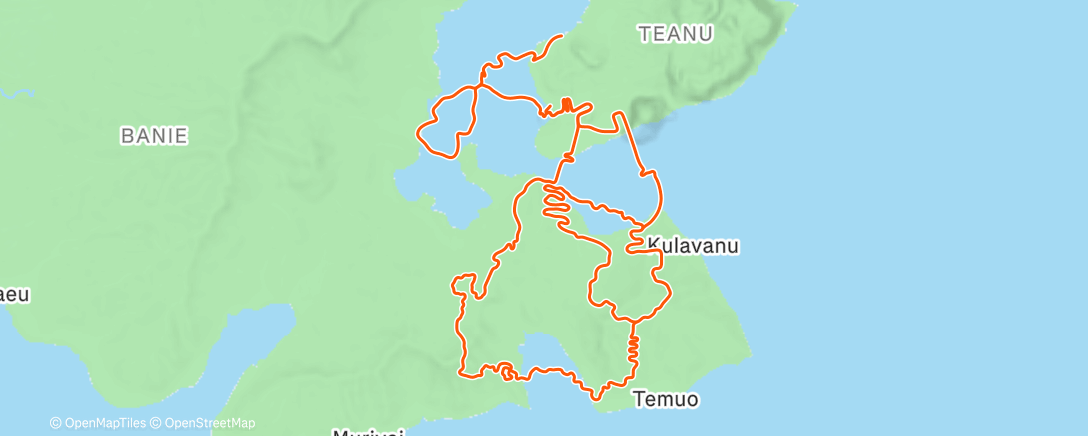 Map of the activity, Zwift - : 2u Z2 met 3x15' SS (R:10') on ZG25 Queen in Watopia