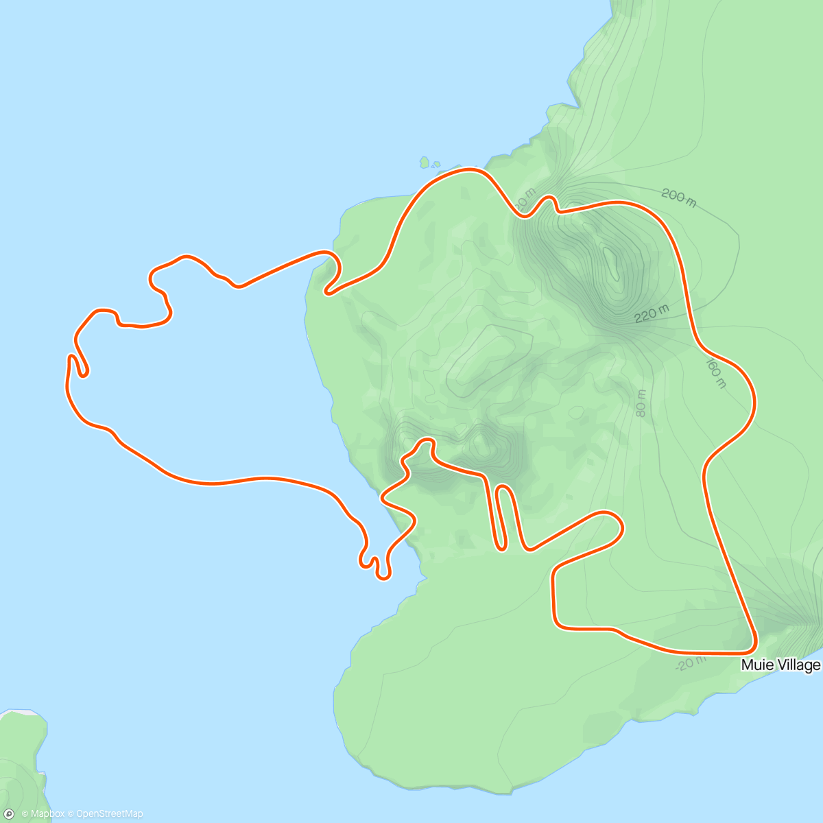 Map of the activity, Zwift - Shea Stevenson's Meetup on Beach Island Loop in Watopia