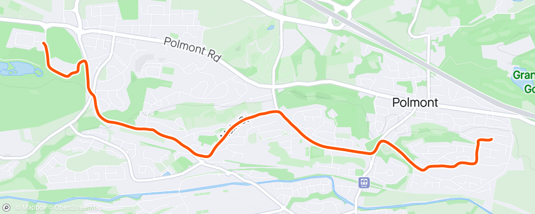 Mapa da atividade, Walk home from work