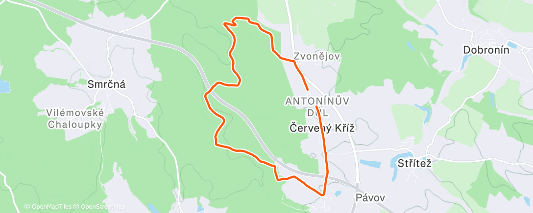 Карта физической активности (Povánoční salátový výběh)