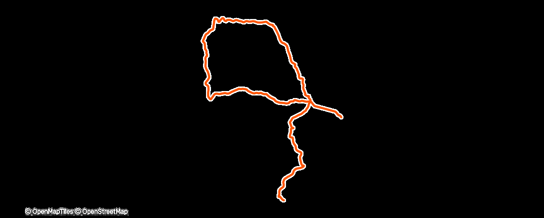 Map of the activity, Riding "home" for chrstmas🎄🎅