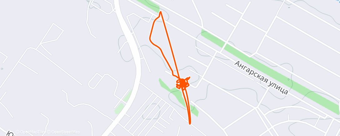 Карта физической активности (Тренировка (утро))