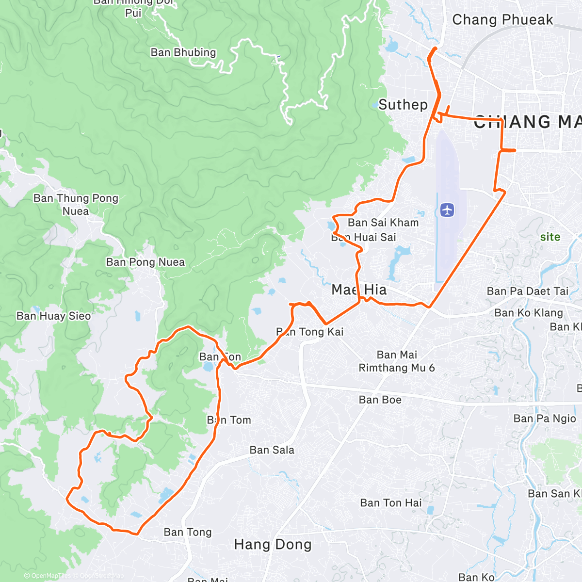 Map of the activity, Morning Ride