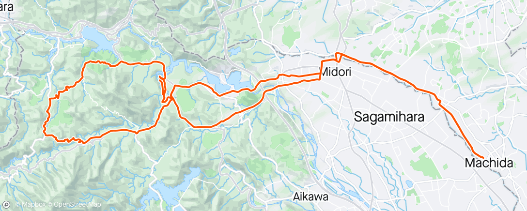 Map of the activity, 相模原探索デブ2024