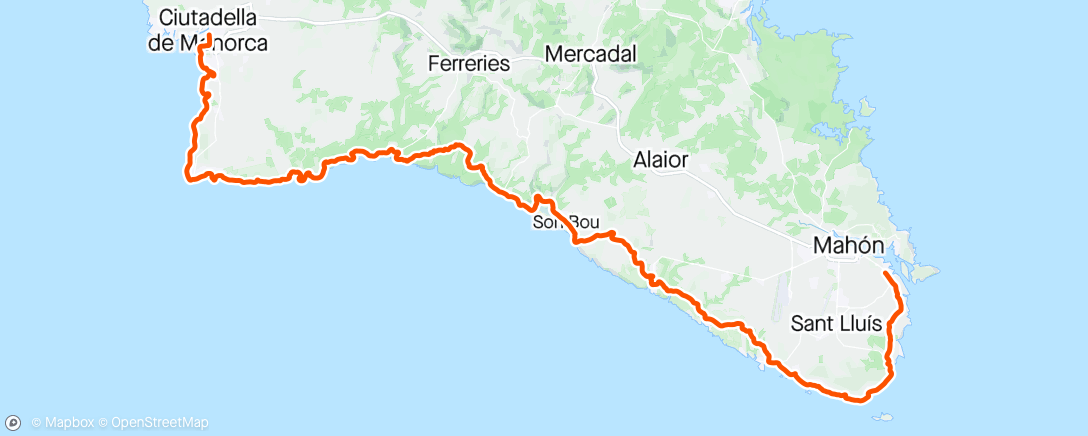 Map of the activity, 🥇 costa sud 85km and New womens record