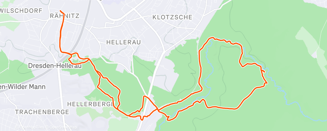 Map of the activity, #203 - Winterrunde mit Prof. Zulitzsch ❤️