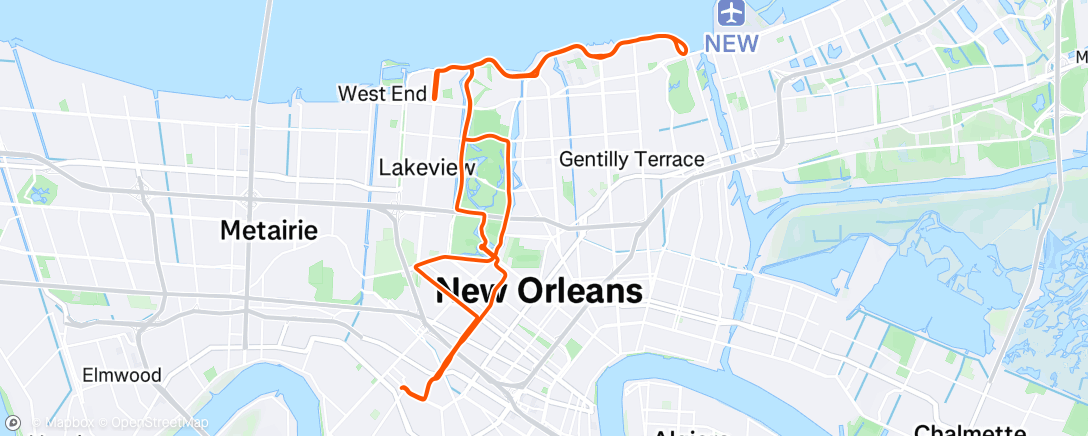 Map of the activity, Morning Ride