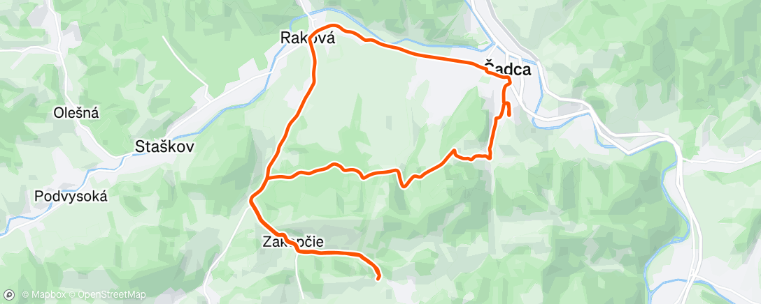 Map of the activity, Morning Mountain Bike Ride
DP a zp