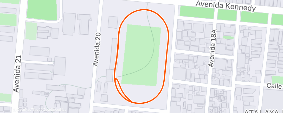 Map of the activity, Enfriamiento y vuelta a casa🛫
