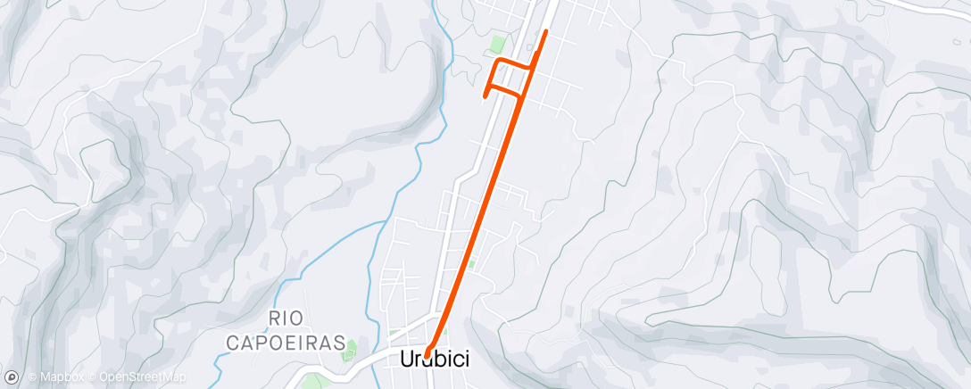 Map of the activity, Treino matinal