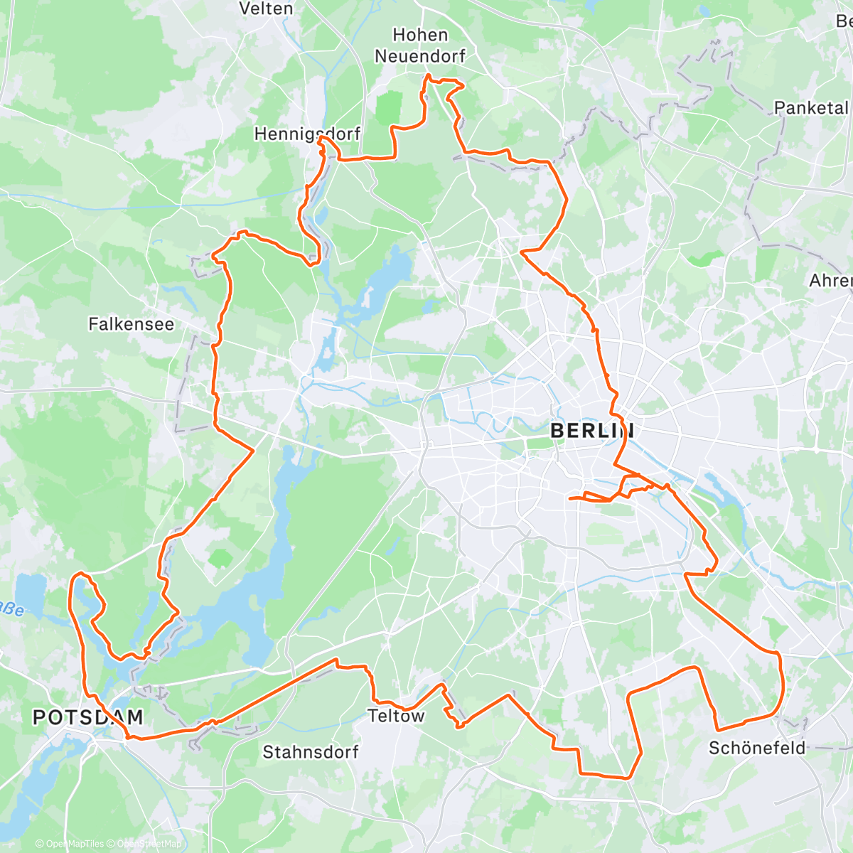 Map of the activity, Die Längste Nacht