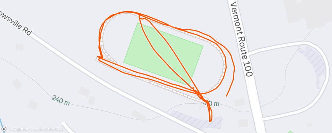 Map of the activity, taking on my coach duties 🫡