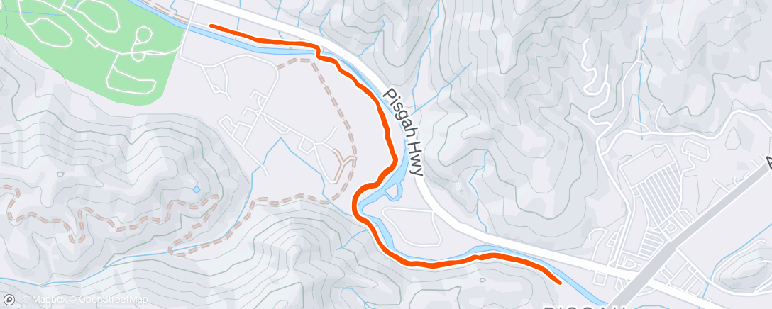 Mappa dell'attività Lunch Run