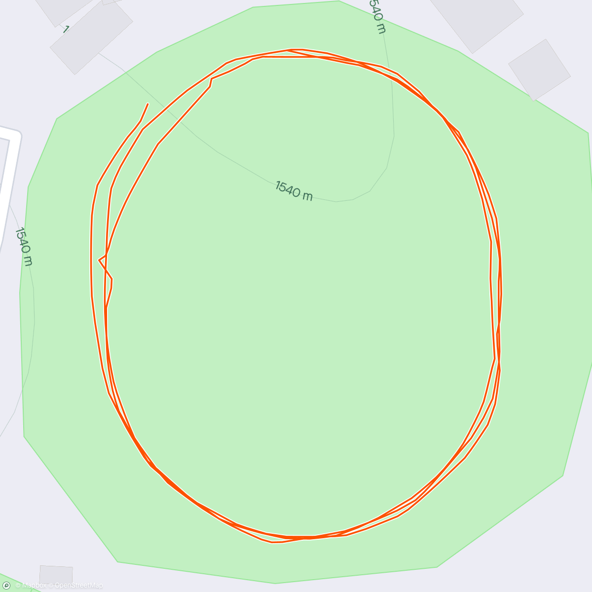 Map of the activity, Morning Walk easing into my Comrades 60km long run tomorrow.