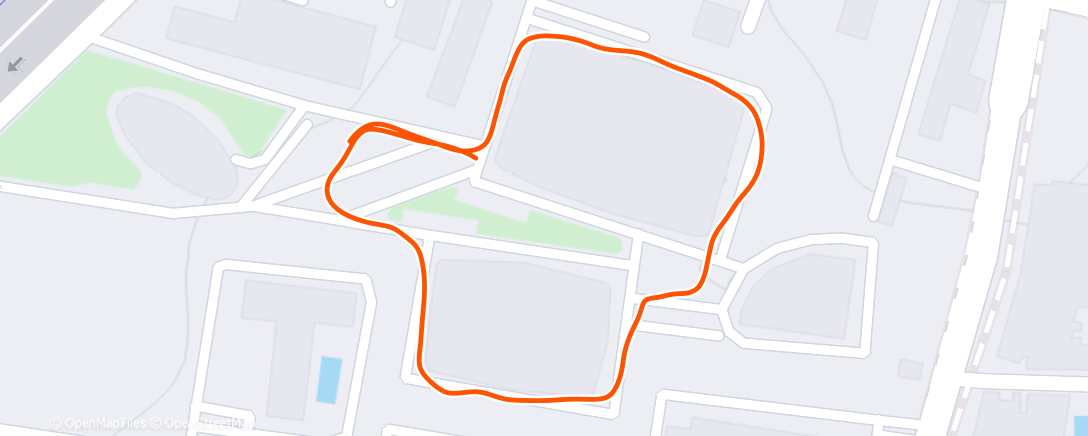 Map of the activity, Afternoon Walk