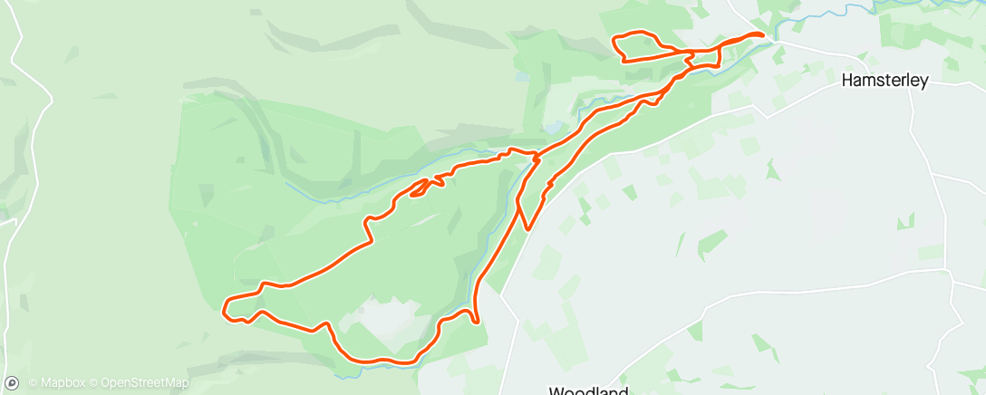 Map of the activity, Afternoon Red Route Ride