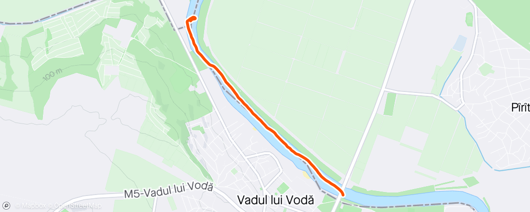 Map of the activity, SUP по Днестру