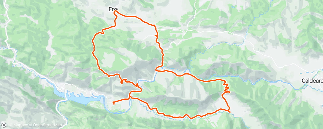 Map of the activity, Bicicleta de montaña matutina Panga panga