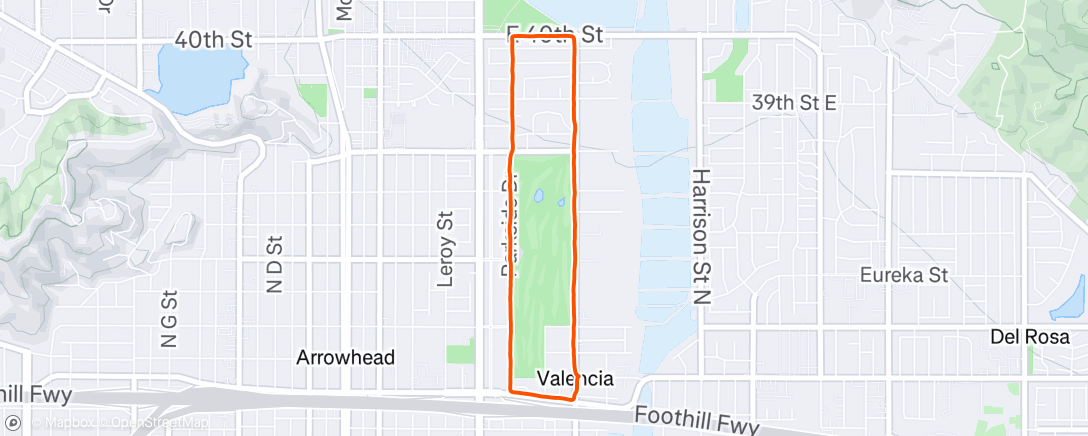 Map of the activity, Valencia Loop