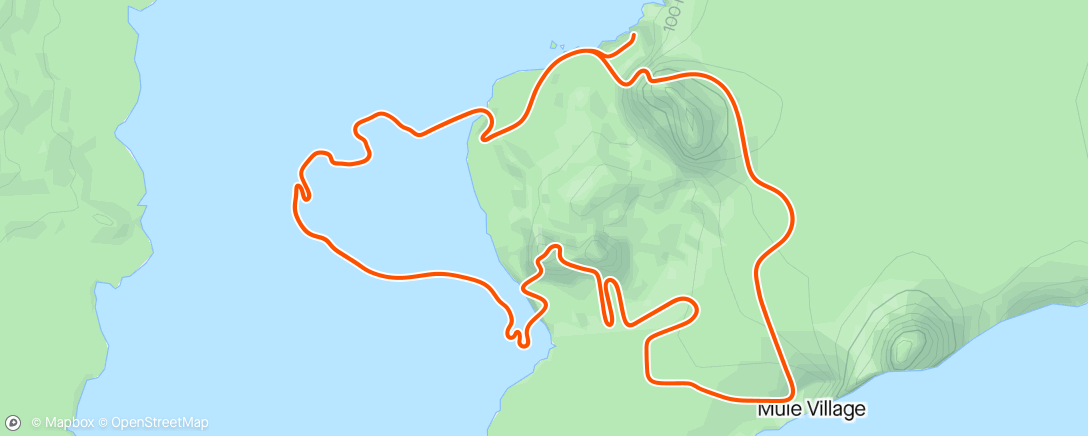 Map of the activity, Zwift - Group Ride: HISP POLLITO RIDE (D) on Beach Island Loop in Watopia