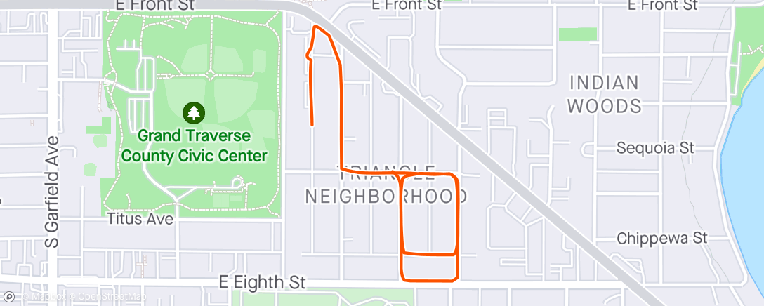 Map of the activity, Hood Patrol with Josie