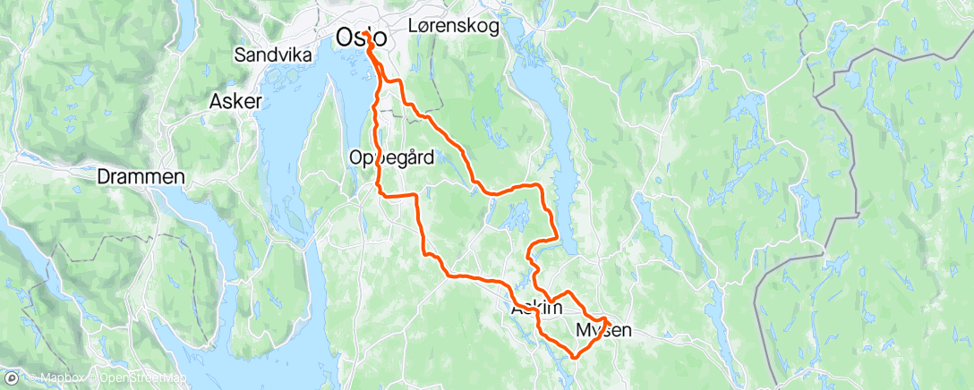 Map of the activity, Solbergfoss x Høytorp
