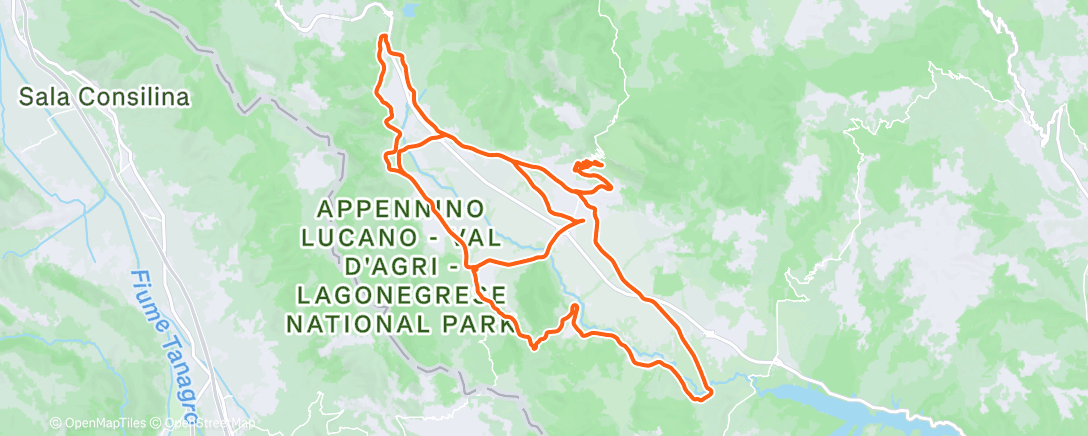 「Pedalata pomeridiana」活動的地圖