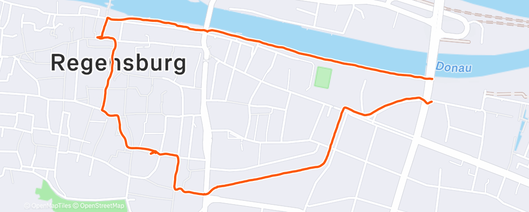 Map of the activity, Afternoon Walk