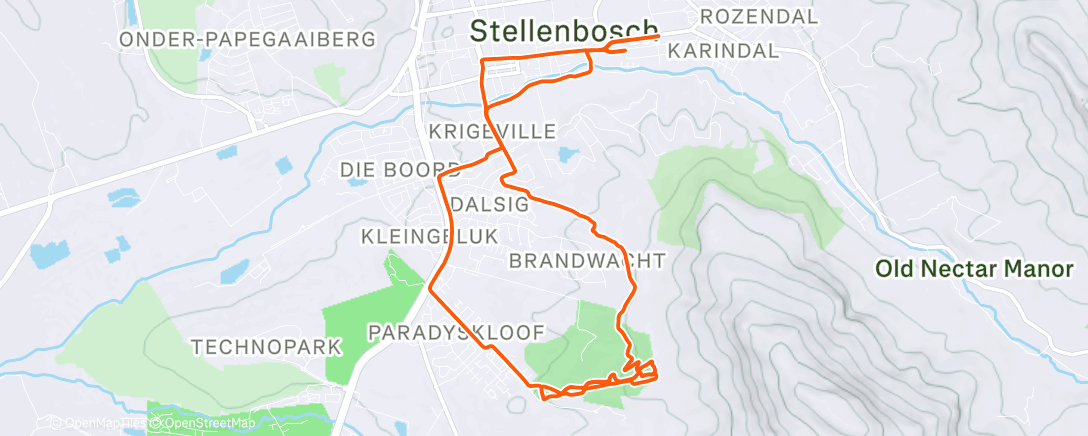 Map of the activity, SA day 1🇿🇦