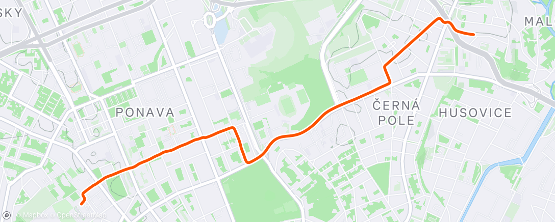 Map of the activity, Morning Ride