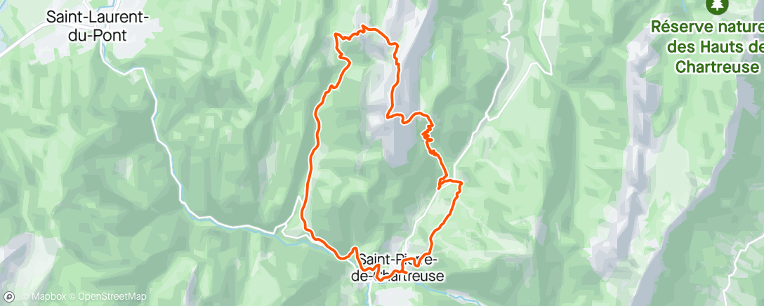 Map of the activity, Morning Trail Run