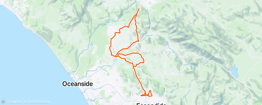 Map of the activity, Morning Ride