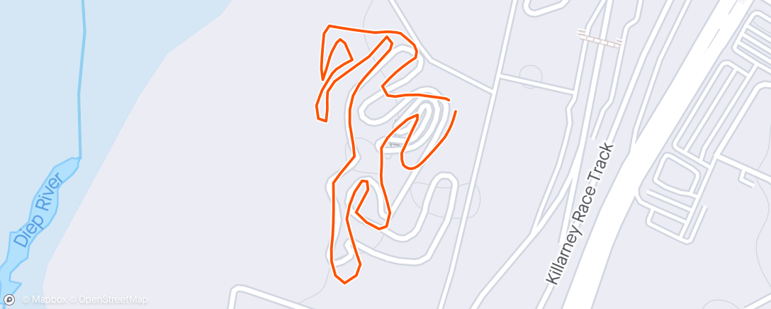 Map of the activity, XC relay