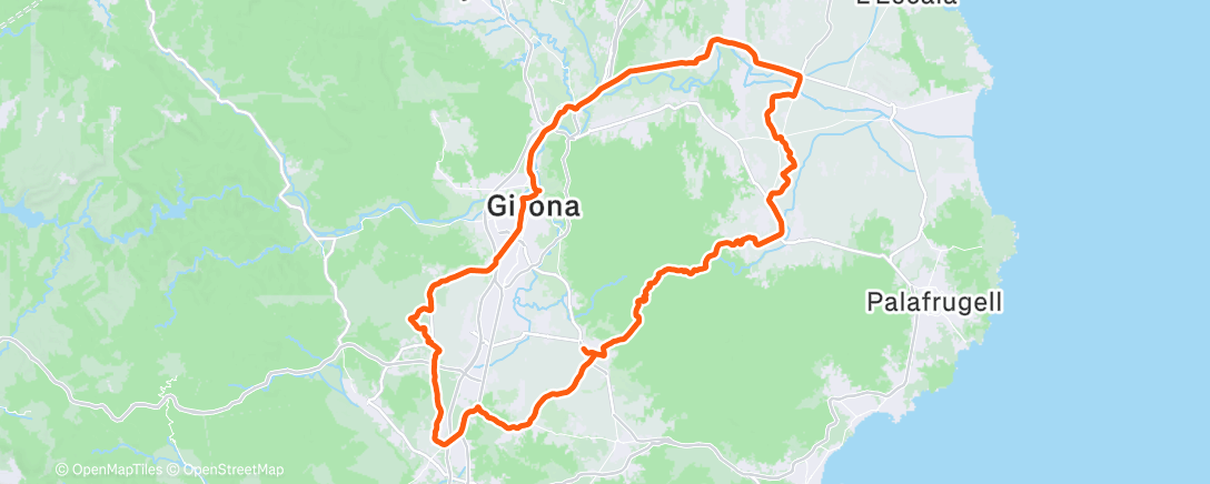 Map of the activity, Got warm out there