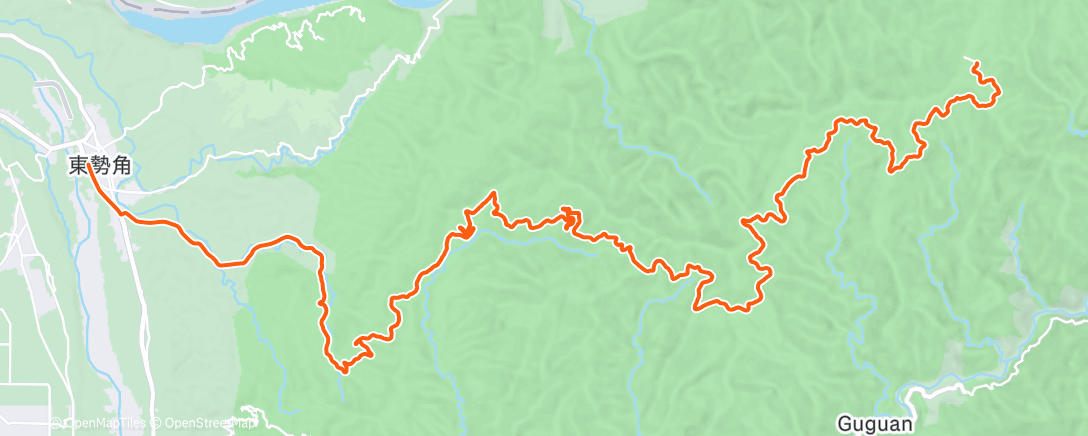 Map of the activity, Morning Ride