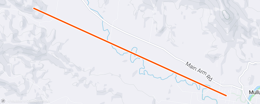 Map of the activity, Main Arm - Walk