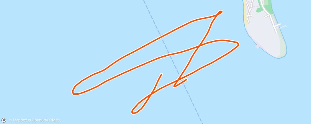 Map of the activity, Lunch Sailing