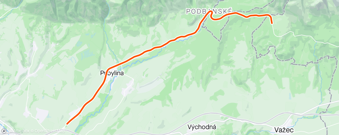 Map of the activity, ROUVY - Panorama Route 1 | High Tatras | Slovakia