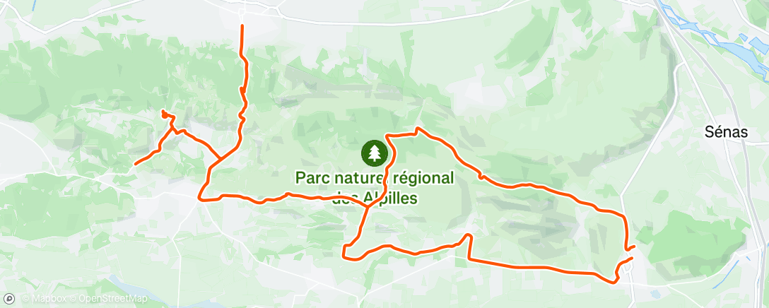 Carte de l'activité