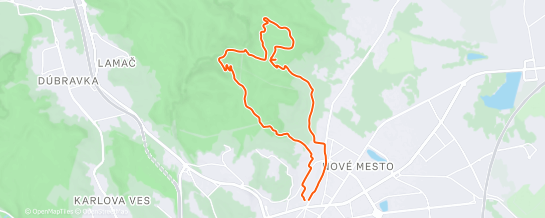 Map of the activity, Karpatki Katki rande s Liv 🫶