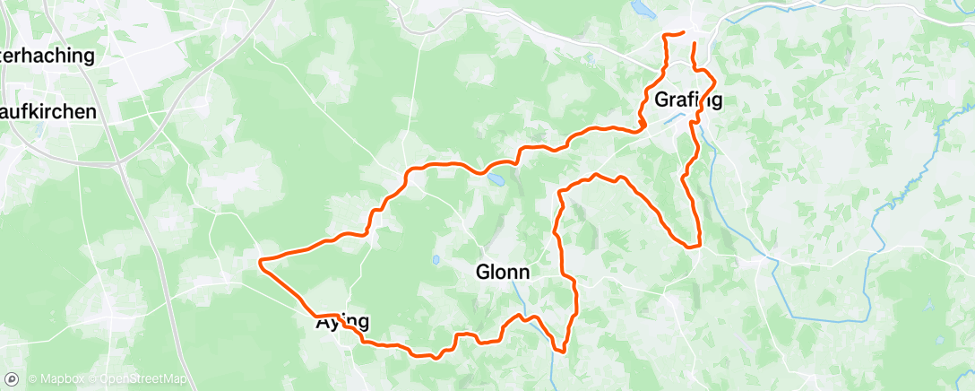 Map of the activity, RR - RSC Elkofen Segment Training