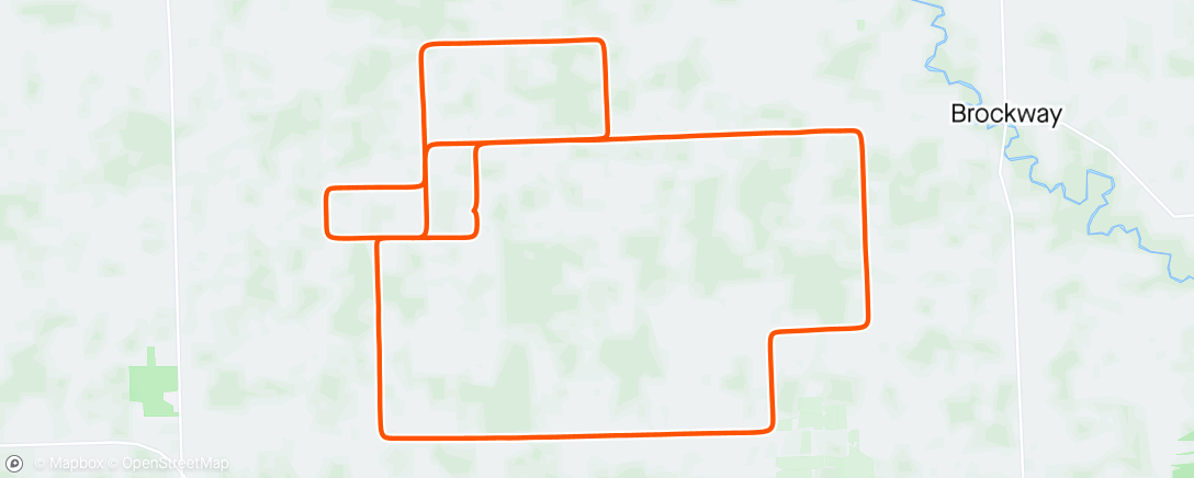 Map of the activity, Snuck A Ride In With No Rain