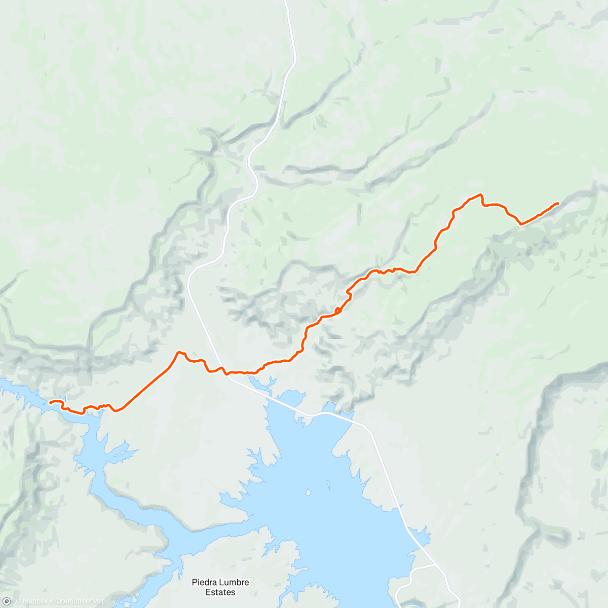 Map of the activity, CDT Day 30: into and out of ghost ranch