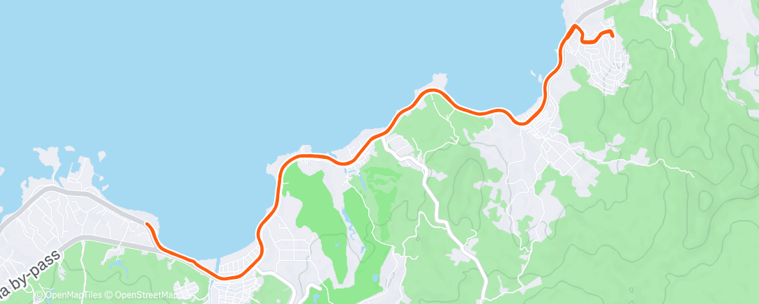 Map of the activity, Morning Run