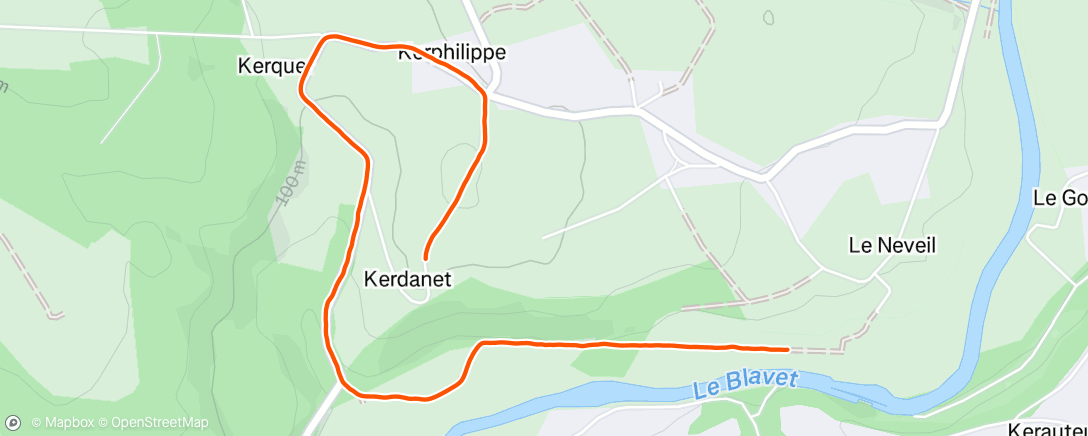 Map of the activity, Course à pieds en bonne compagnie 🌞