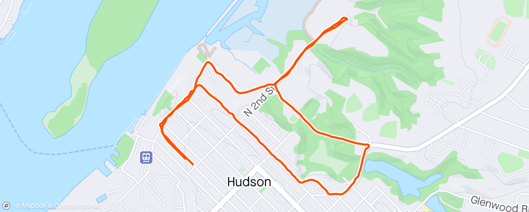 Map of the activity, Hudson 3