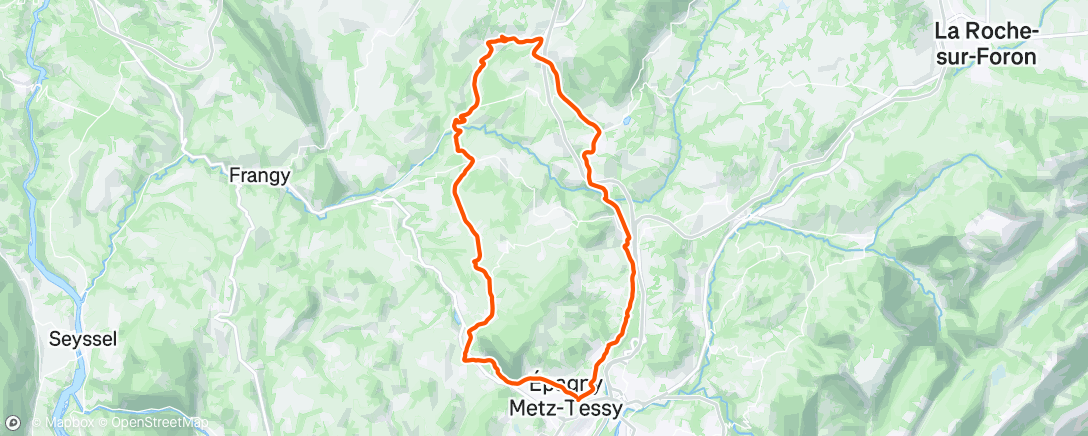 Map of the activity, Morning ride