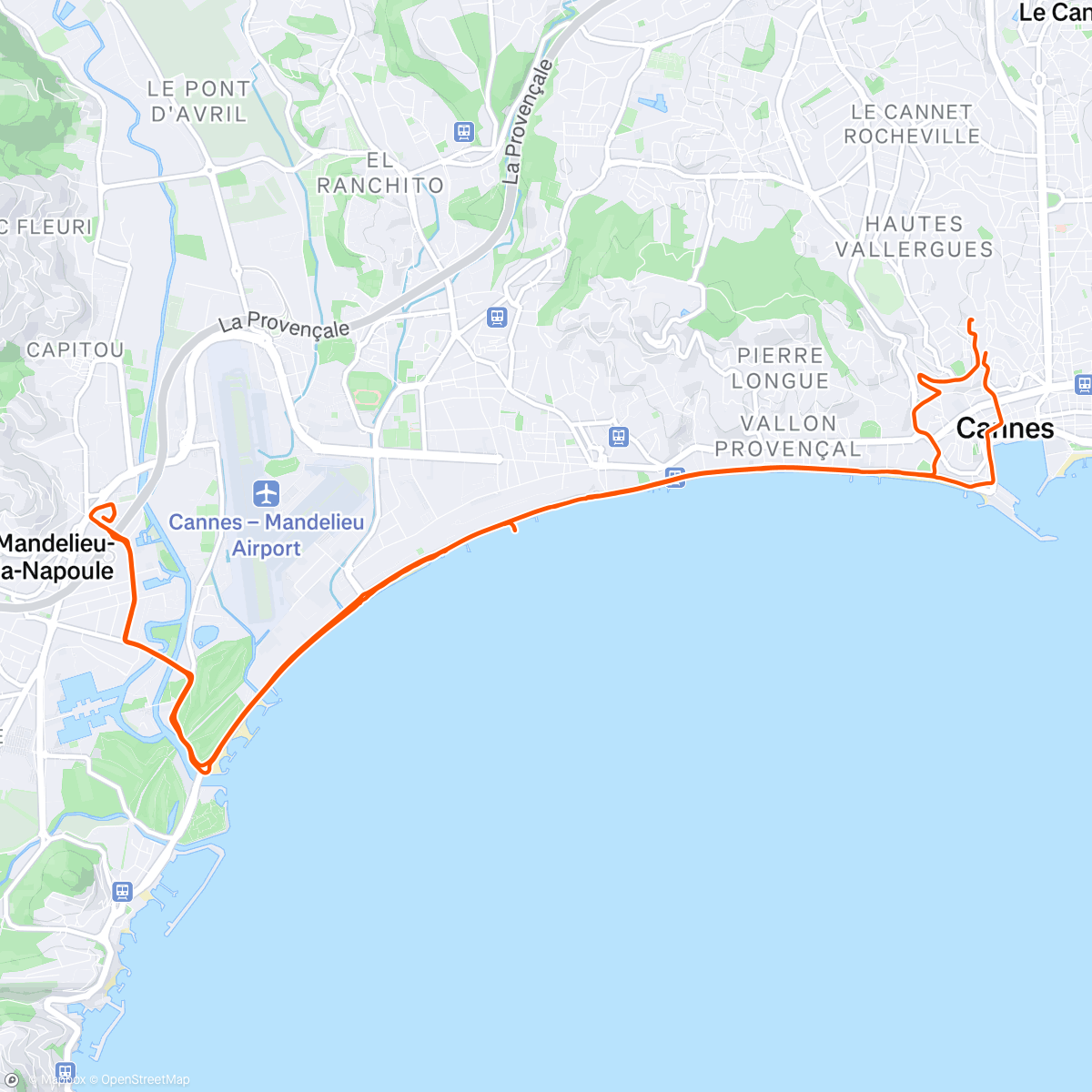 Map of the activity, RAF Chill