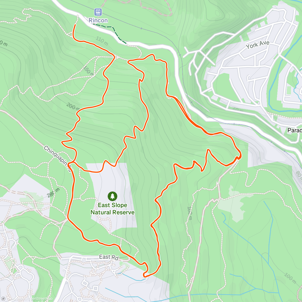 Map of the activity, Back in UC
