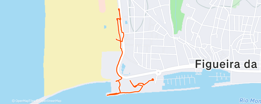 Карта физической активности (Passeio vespertino)